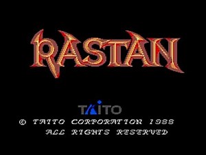 マスターシステム用ソフト　RASTAN　その１