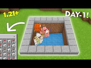 Easiest Iron Farm For Minecraft 1.21 Bedrock – For Beginners!