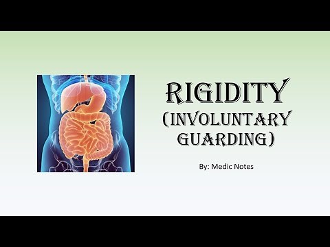 Rigidity/involuntary guarding pathophysiology