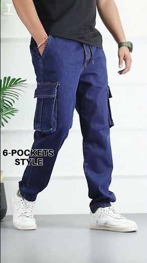 Turbo Jogging Pantalon Regular Homme Denim Jeans | 50% OFF