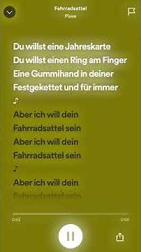 fahrradsattel (sped up+lyrics)