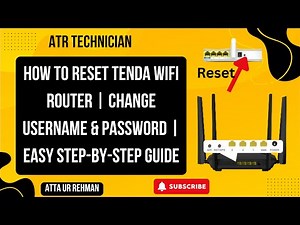 How to Setup Tenda WiFi Router | Change Username & Password | Easy Step-by-Step Guide #wifi #tenda