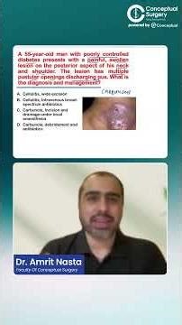 Classic Carbuncle MCQ Explained in 60 Seconds | Conceptual Surgery