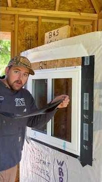 Learn window and flashing installation. Learn how to keep the water out💪 #window #flashing #learn