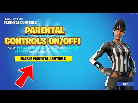 How To Turn Parental Controls On/Off In Fortnite! (Chp 3 Season 1)