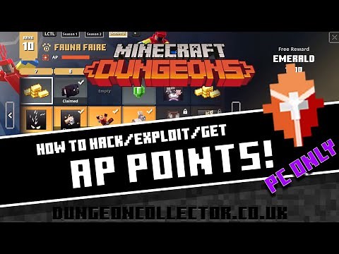 Minecraft Dungeons - How To Get AP Fast! PC Hack | Exploit | MOD ?