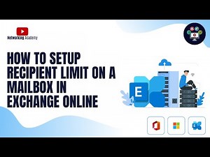 How to Setup Recipient Limit on a Mailbox in Exchange Online | Networking Academy | #exchange
