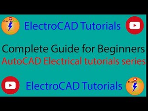 AutoCAD Electrical Tutorial for Beginners: Lesson 1 Introduction & Basics