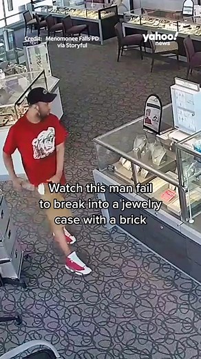 Man Attempting to Break into Kay Jewelers in Menomonee Falls