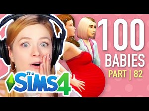 Single Girl Tries The 100 Baby Challenge In The Sims 4 | Part 82