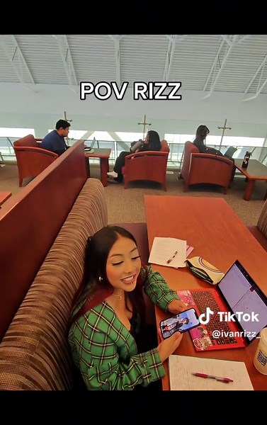 Rizzing Latina Charm at the Library