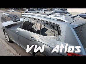 How to insatall roof rack Volkswagen Atlas Crossbars Installation