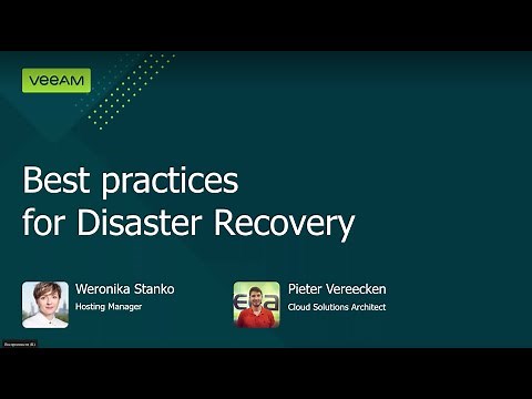 Best practices for Disaster Recovery with Veeam