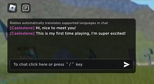 In-Experience Text Chat Translations