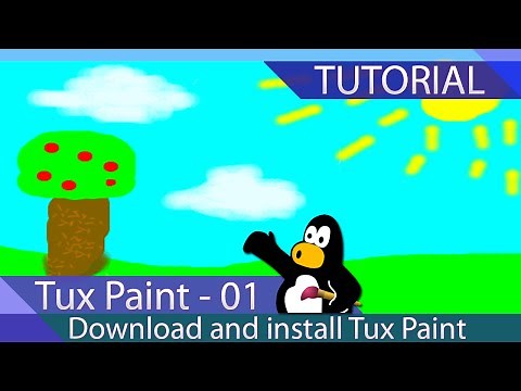 Tux Paint - Tutorial 01 - Download and install Tux