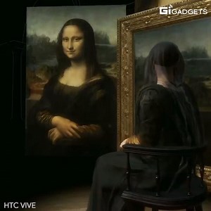 141K views · 2.3K reactions | The Louvre brings the Mona Lisa to life with virtual reality. | GIGadgets | Facebook