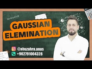 Linear Algebra - Gaussian Elemination