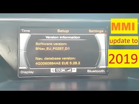 Audi MMI update 2019 maps