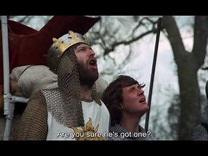 Monty Python and The Holy Grail - French Taunting Scene (With Captions)