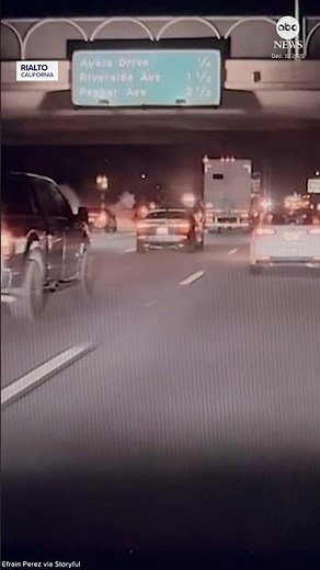 Driver survives dramatic crash off off freeway overpass