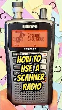 How to use a scanner radio