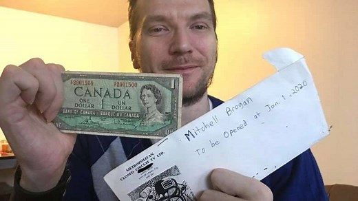 147K views · 328 reactions | Almost 30 years ago, Mitch Brogan, then 11, answered a series of questions about what his life would be like on Jan. 1, 2020. His life took a dramatic turn that he couldn't have foreseen. | CBC News | Facebook