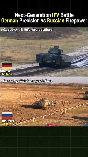 Puma IFV vs BMP-3M: Modern Infantry Fighting Vehicle Comparison