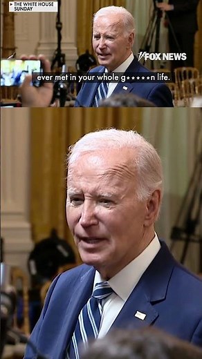 Biden curses at reporters while boasting about his world stage connections