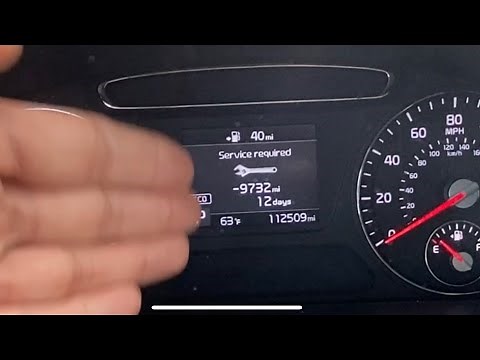 Service Required RESET in Kia Sorento