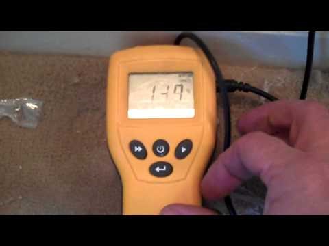 How to use a damp meter properly