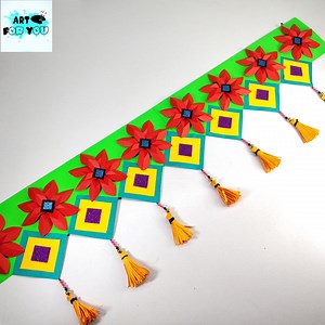 1.7K views · 62 reactions | How to make toran with paper | DIY toran...