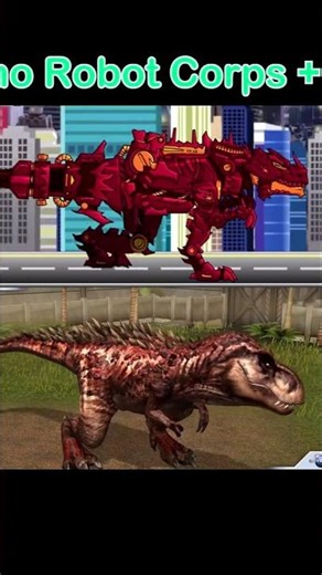 Dino Robot Corps + Jurassic World The Game #3 #shorts #jurassicworld #dinosaurgames