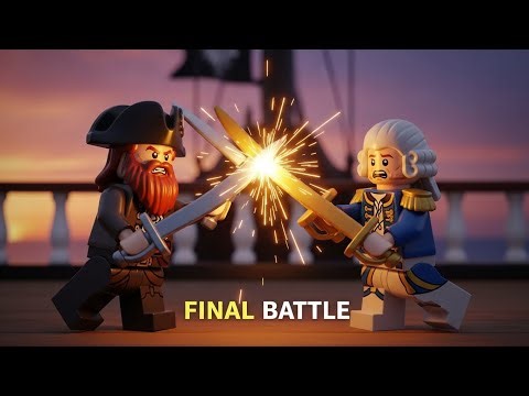 LEGO Pirates: The Revenge of Captain Redbeard (Epic Stop Motion)