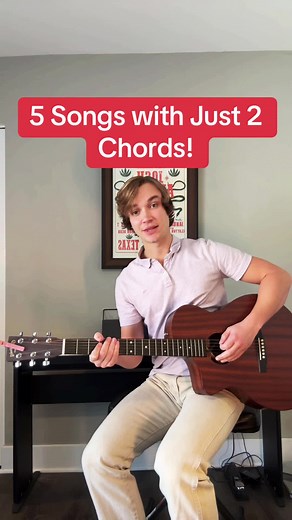 Easy 2 Chord Songs for Guitar Beginners
