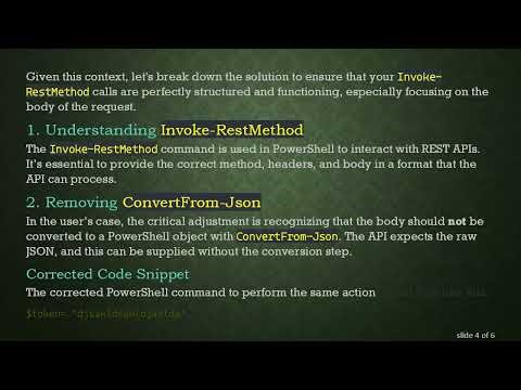 Convert Curl to Invoke-RestMethod: A Simple Guide for PowerShell Users