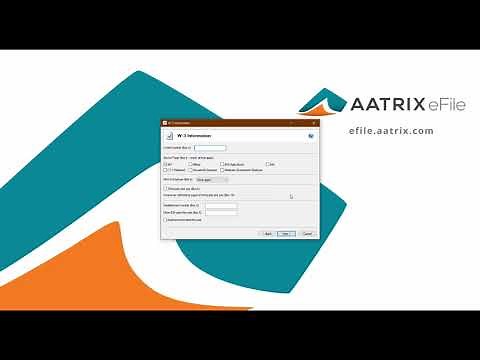 Aatrix W-2 eFiling Service