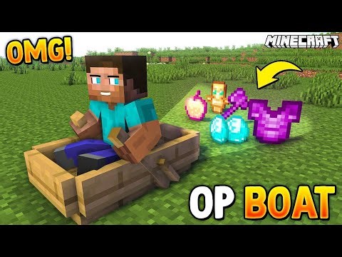 Boat Gives Random Drops In Minecraft PE/BE | 1.21.13X+ | mrgamingisop | Android/IOS, Windows, Switch