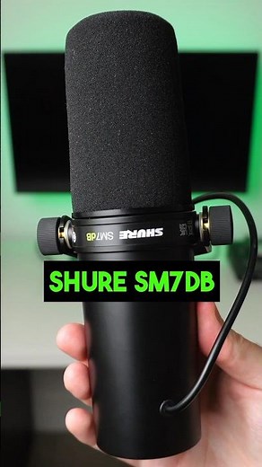 Shure SM7DB: The PERFECT Mic for Podcasting and Livestreaming!