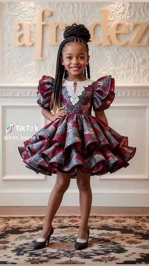 Jolies Habits pour Enfants en Pagne Africain