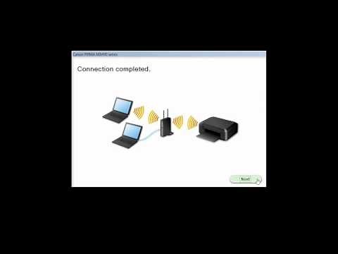 Canon PIXMA MX490 - WiFi Protected Setup with a Windows® Computer