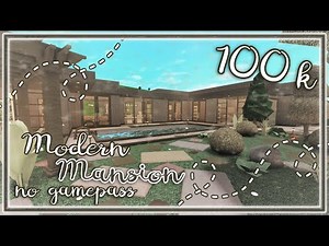Bloxburg Build || Modern Mansion [no gamepass] 100k