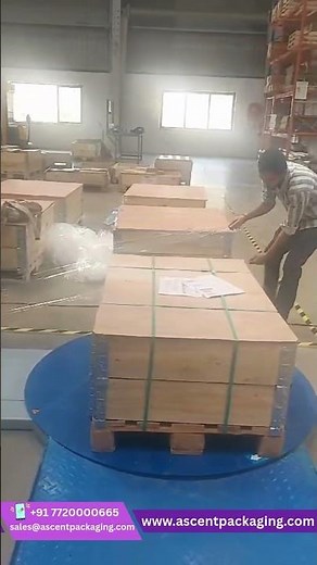 Best Pallet Stretch Wrapping Machine Installed | Ascent Packaging System