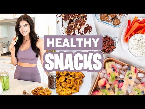 HEALTHY SNACKS | Super Easy Snack Ideas to Prep for the Week (must try the ranch almonds!)