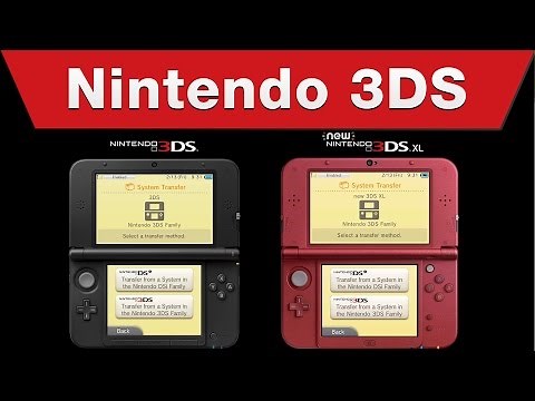 New Nintendo 3DS XL System Transfer