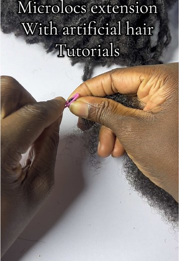 Microlocs Extension Tutorial with Human Hair