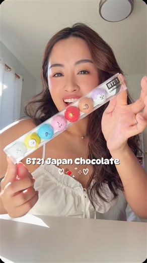 Natasha Angel Nieva  on Instagram: "BT21 Japan chocolate it’s milk chocolate! Not too sweet, and very creamy! ✨ @bt21_official • • • #BT21 #chocolate #bt21merch #kpop #kpopmerch"