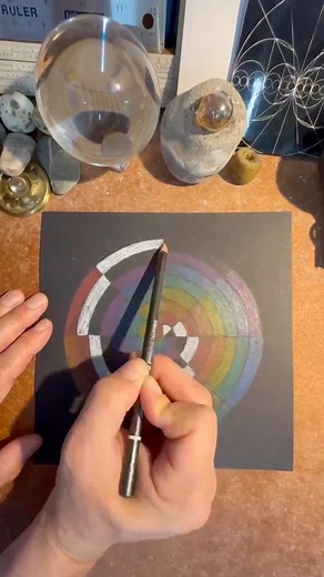 17K views · 148 reactions | Colour spiral sections #howtodraw #natureofflowers #geometryart #spiral #369manifestation | Natureofflowers | Facebook