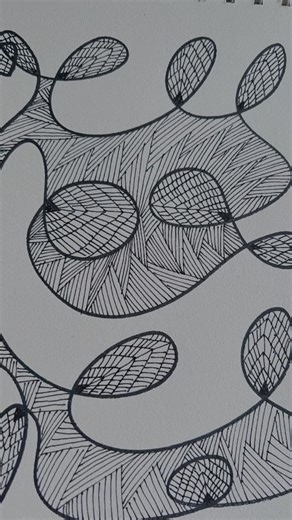 Calm Mind Doodle Art #doodleart #relaxartonline #artshorts #drawing #lineart #abstractart
