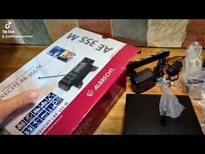 UNIDEN/ALBRECHT 355 -TABLE SCANNER UNBOX & TEST