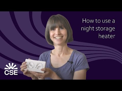 How to use a night storage heater